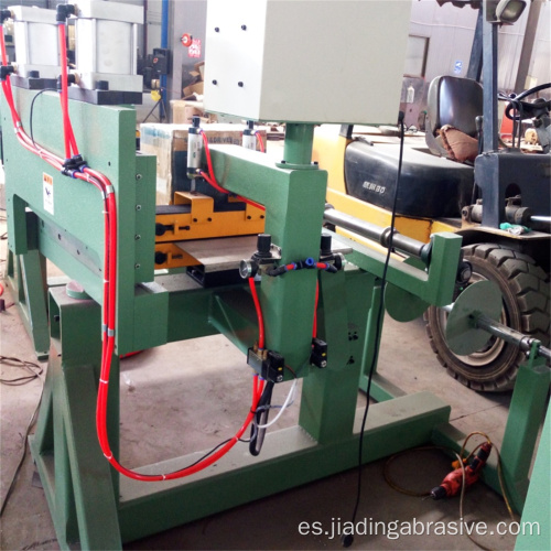 Máquina biseladora totalmente automática para corte longitudinal de cinta abrasiva